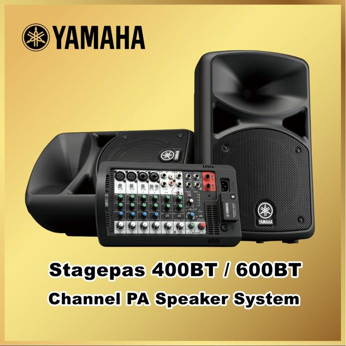 Promo Yamaha Stagepas 400 BT 400BT Channel 600 BT 600BT 10