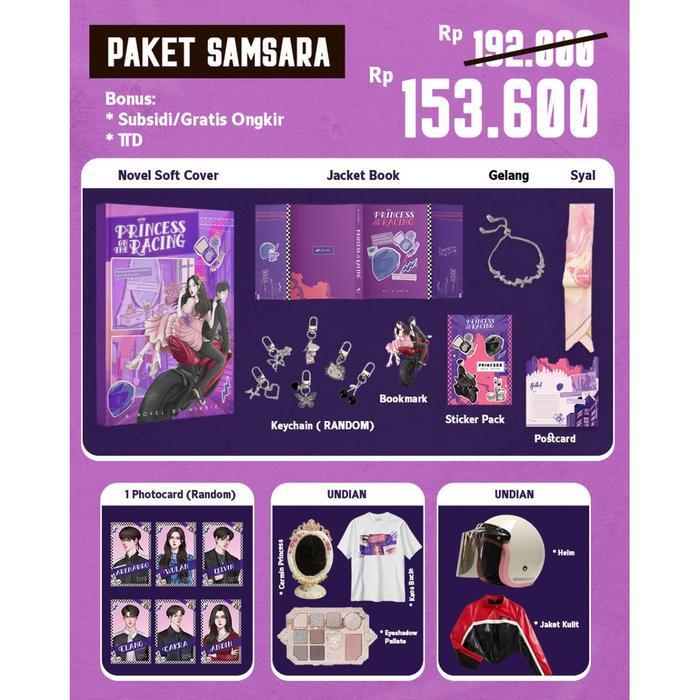Gambar Buku Novel - Princess On The Racing - Minbie - Skuad - Bumifiksi - Paket Samsara dari bumifiksijakarta undefined Tokopedia