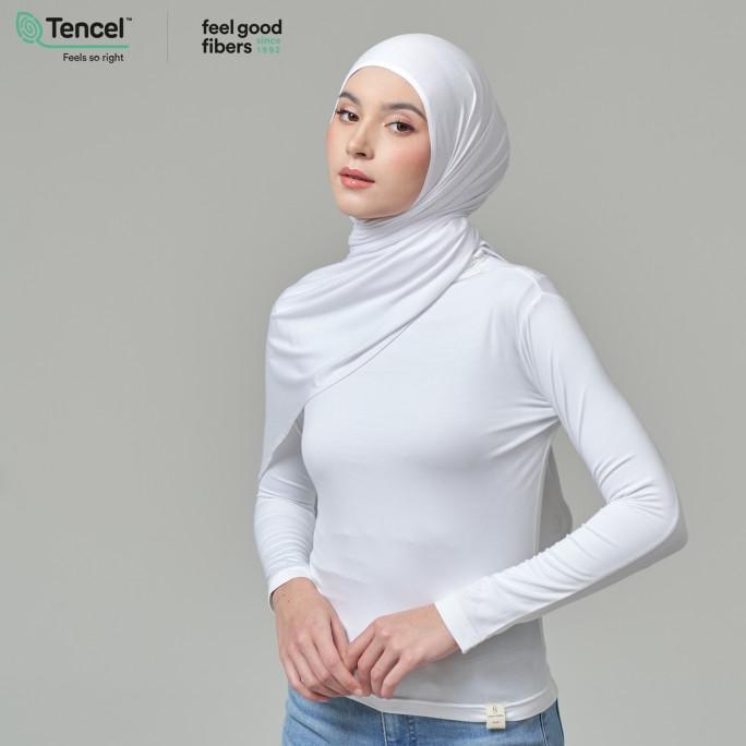 Gambar Manset Muslim WanitaNabillasyal | NSbasic Long Sleeve Top Tencel Modal | Innerwear Terlaris - B.W Tencel, L dari Bang Ipul77 undefined Tokopedia