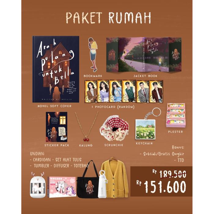 Gambar Buku Novel Arah Pulang Untuk Bella - Paket rumah dari bumifiksijakarta undefined Tokopedia