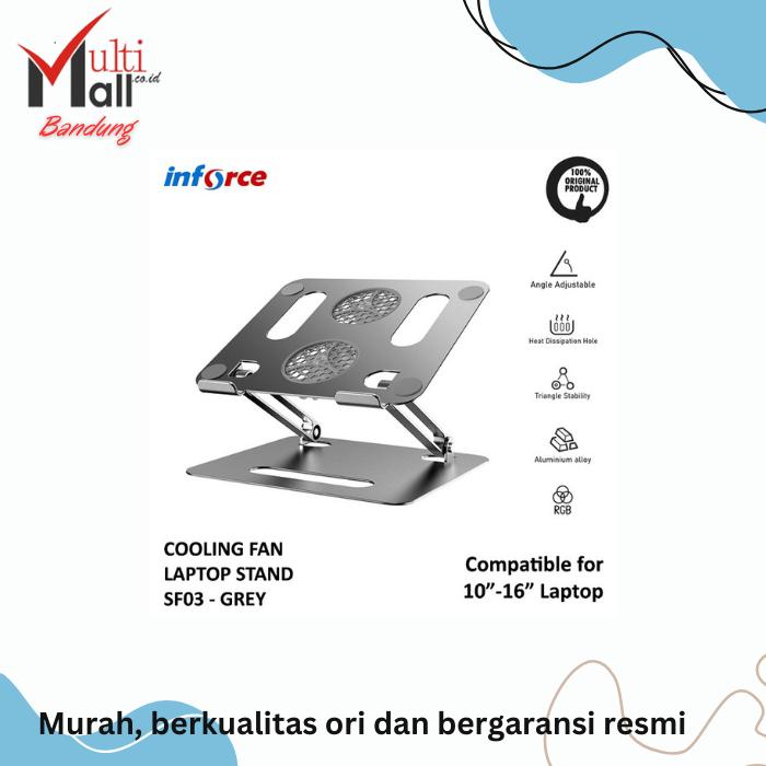 Laptop Inforce Promo Inforce Laptop Stand Cooling Fan SF03 Laptop Stand Tablet Stand ...