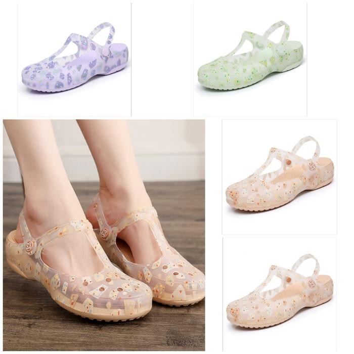 Gambar Sepatu Sandal Maryjane Veblem Motif Kue KD6032 - Cream, 36 dari Sadistoreid undefined Tokopedia