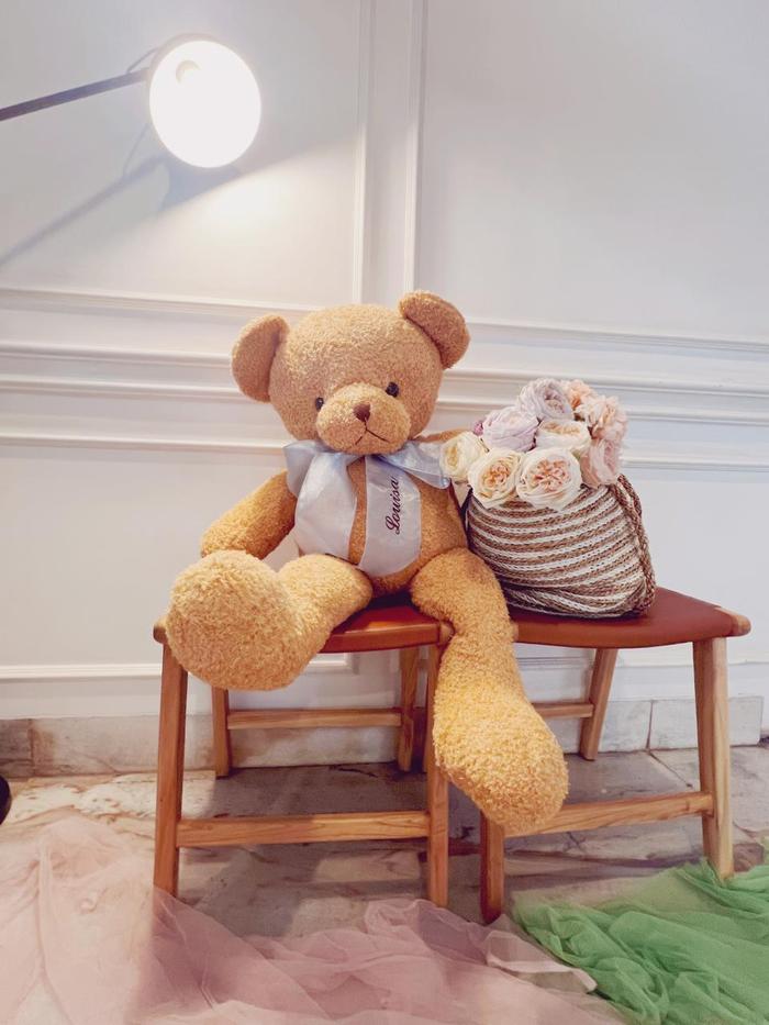 Gambar Boneka Jumbo teddy bear 1,25 meter Button Bears ( tersedia ukuran 1 meter) NON Vacuum - 1 meter dari Willow and bears undefined Tokopedia