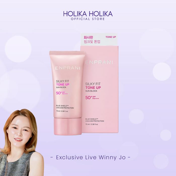 Gambar Holika Holika Enprani Silky Fit Sun Block SPF50+ PA++++ | Hybrid dari Holika Holika Indonesia undefined Tokopedia