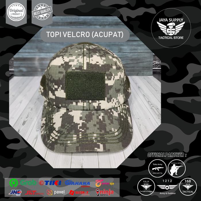 Gambar Topi Velcro ACUPAT Tactical Combat Hat Army Militer Outdoor Rimba PDL - ACUPAT, TANPA Bubble dari Bushnell Tactical undefined Tokopedia
