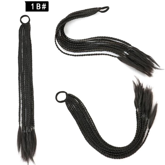Gambar Kuncir Kepang Kuncir Kuda Ikat Rambut Kepang Besar Ikat Kepang Rambut Kuncir Warna-warni - Black dari Mewah Moments 818 undefined Tokopedia