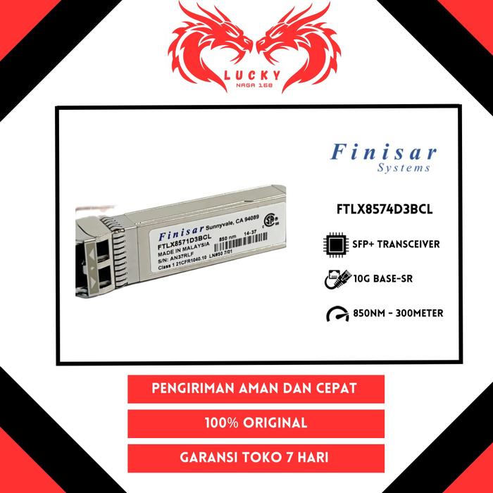 Gambar [Transceiver] Finisar FTLX8571D3BCL SFP+ 10G SR 850nm Multimode dari Lucky Naga 168 undefined Tokopedia