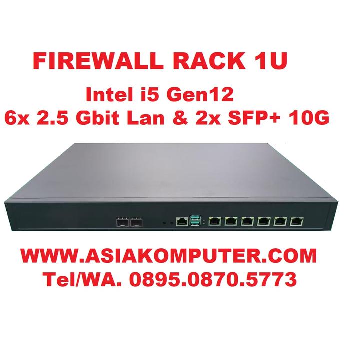 Jual Server 1u Rack i5 Firewall PFSense UTM 8LAN 8 LAN SFP Router ...