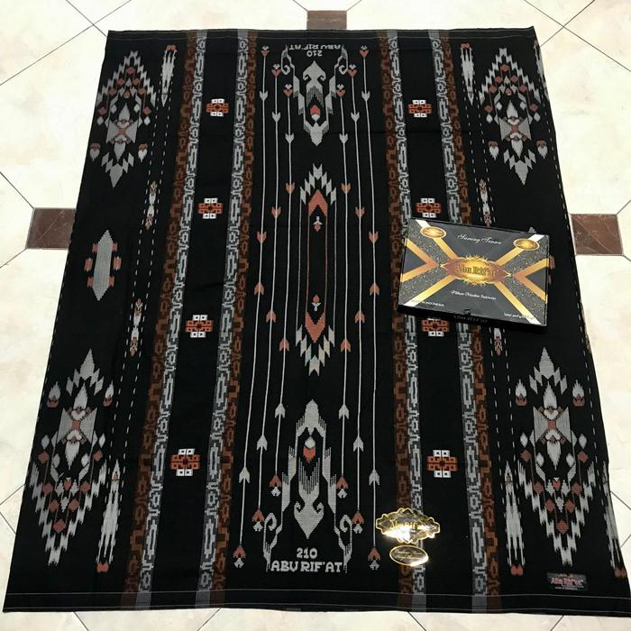 Gambar sarung abu rif'at motif songket - F dari cahaya sarung_NEW undefined Tokopedia