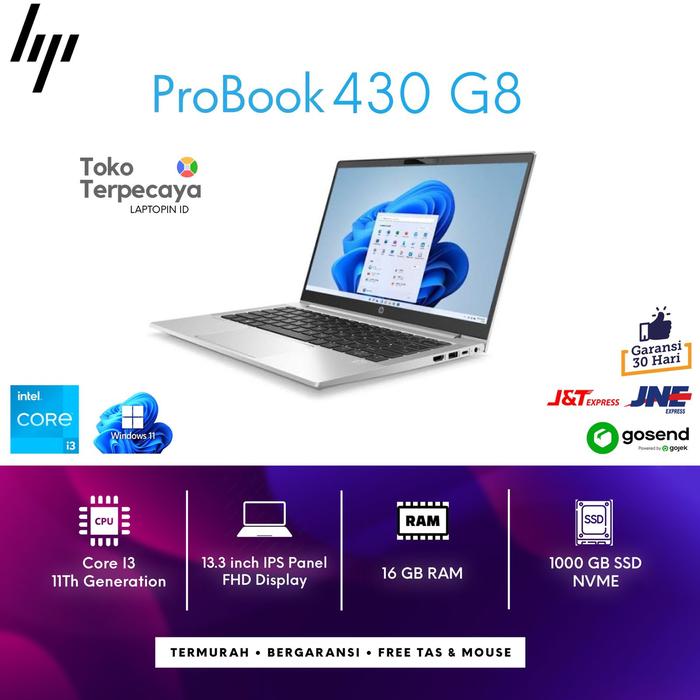 LAPTOP HP ELITEBOOK 830 G6 G5 i5 GEN RAM 16GB SSD 256GB GAMING EDITING  KULIAH KERJA WINDOWS 10 ORIGINAL CORE I5 I7 I3 PROBOOK FOLIO MURAH SECOND 