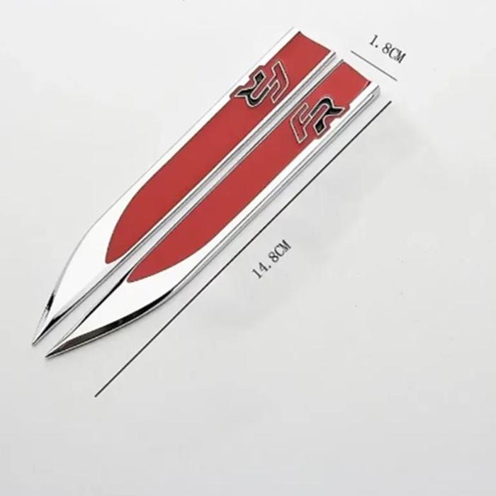 Gambar 2pcs X Metal FR Logo Side Fender Badge Car Body Sticker Decals for Seat FR Leon Ibiza Altea Cupra Exe Car Styling Accessories - Red dari MadjoeJaya id undefined Tokopedia