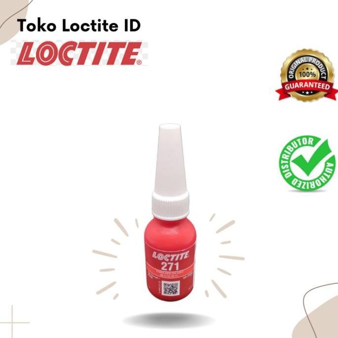Gambar Lem Baut Permanen Tahan Panas Dan Getaran Loctite 271 Threadlocker High Strength - 10 ML dari LUCU LINGGIS undefined Tokopedia
