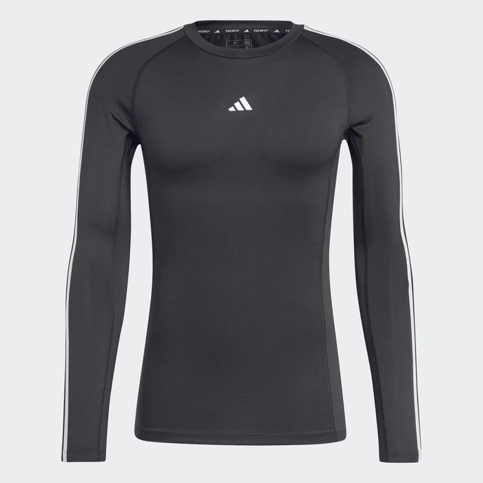 Gambar Pakaian OLahraga Pria Adidas Techfit Compression Training 3-Stripes Long Sleeve Long-Sleeve Top IN5586 - S dari ADF OUTLET ADDS CIBUBUR undefined Tokopedia