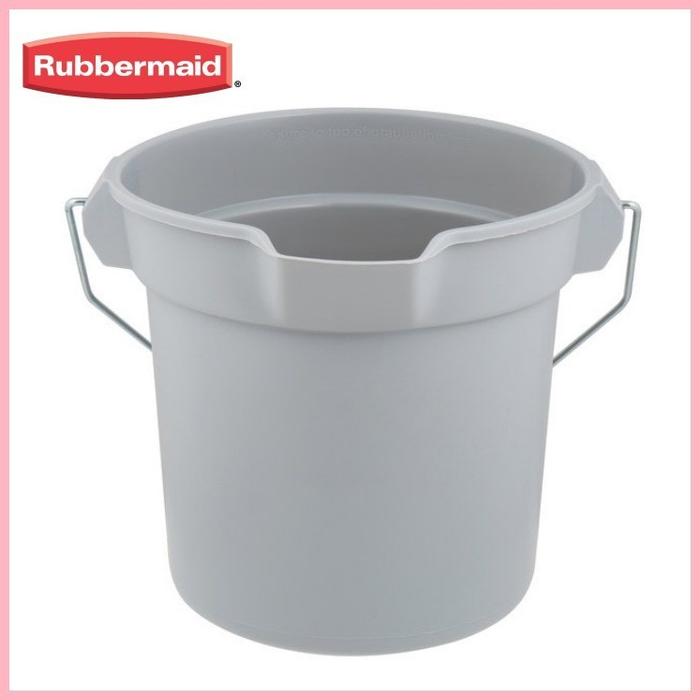 Gambar RUBBERMAID Brute Bucket Round / Ember Corong #FG2963-00-GRAY dari Toko Cuci Gudang Alat Dapur undefined Tokopedia