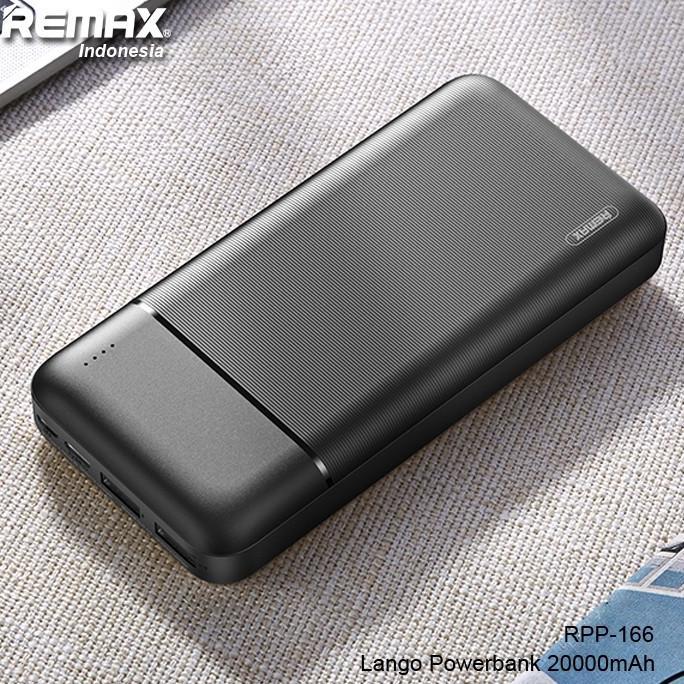 Gambar Tergacor Remax Lango Power Bank 20000mAh RPP-166 Terbaik - Hitam dari Aqua Glow23 undefined Tokopedia