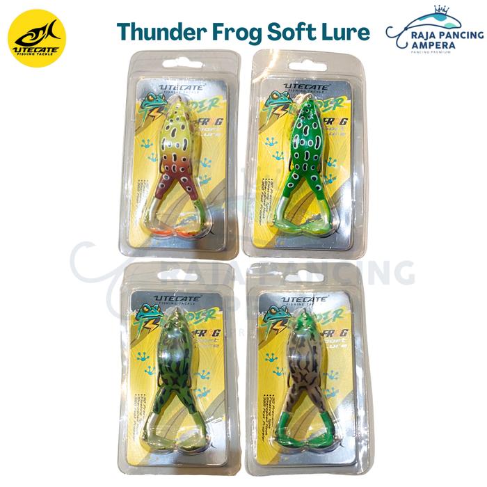 Gambar Crazy Duck & Thunder Frog Utecate Soft Lure Top Water | Umpan Mainan Pancing Casting Apung - Crazy Duck dari Raja Pancing Ampera undefined 3 Tokopedia