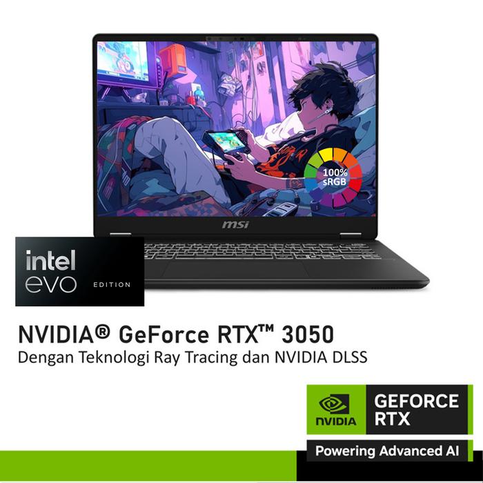 Gambar MSI Prestige 14 AI C1V GeForce RTX 3050 - ULTRA 5 125H 16GB 512GB W11 OHS - Tanpa Antigores dari NVIDIA GeForce Laptop undefined Tokopedia