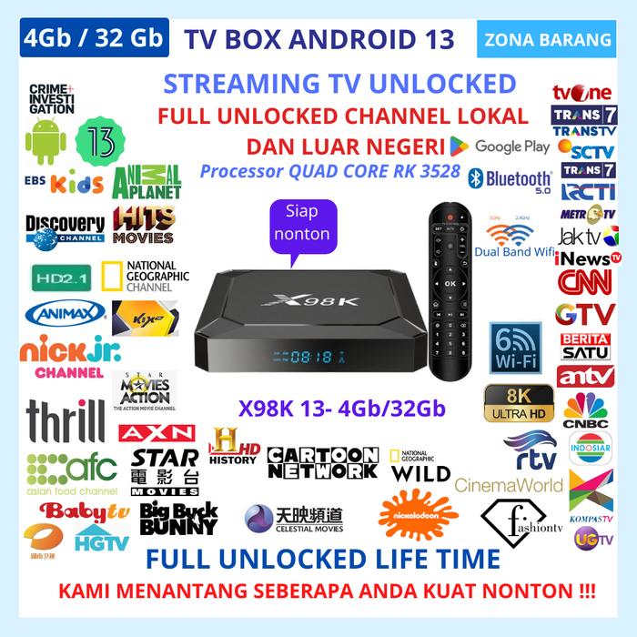 Gambar Full Apps Tanix TX6S 4Gb Ram + 32Gb Rom UHD 8K Android 10 Smart TV Box - X98K 4/32, Standard TV Box dari ZONA-BARANG undefined Tokopedia