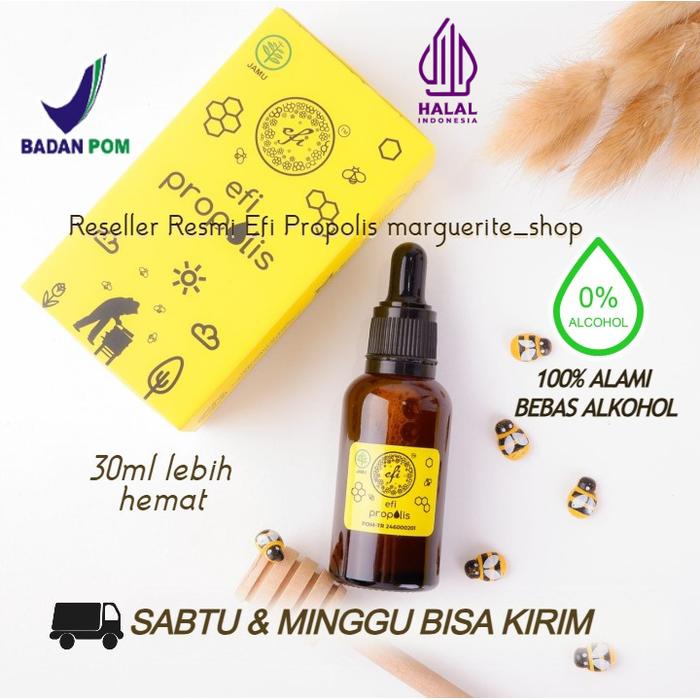 Gambar Efi Propolis 30ml by Prof Felix, Ph.D ( 100% Original Propolis Non Alkohol ) | Propolis Anak Terbaik (reseller resmi) - 1 botol 30ml dari marguerite.shop undefined Tokopedia