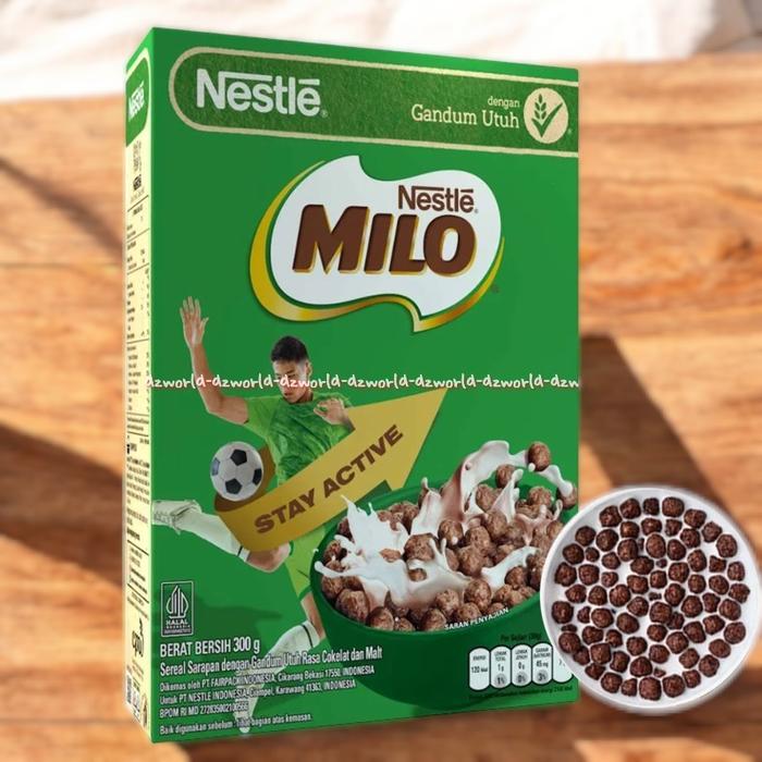 Gambar Milo Sereal Nestle Terbuat Dari Gandum Utuh Cocok Buat Sarapan 330gr dari dzworld undefined Tokopedia