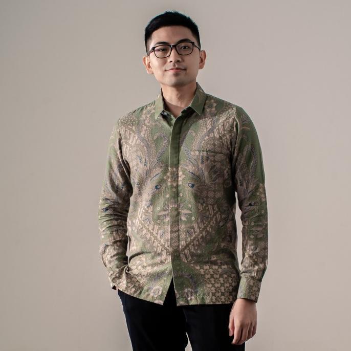 Gambar Verdanta - Mandalas Kemeja Batik Pria Premium Lengan Panjang - S dari BrandTrendd undefined Tokopedia