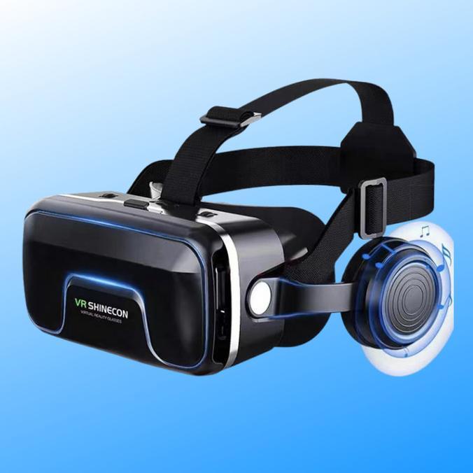 Gambar TERBAIK BERKUALITAS VR Box Shinecon 10.0 With Headphone Kacamata HP Versi Terbaru TERPERCAYA - Only VR dari azzahranajwa4 undefined Tokopedia