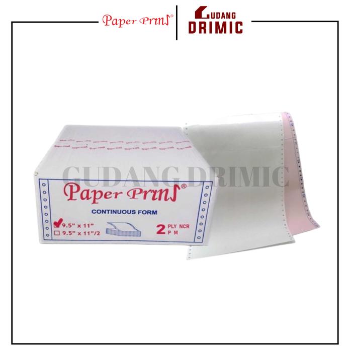 Gambar Kertas Continuous Form Paperpryns 2 Ply NCR PRS 9.5 x 11 Warna Full / Bagi 2 - 9.5x11 FULL dari Gudang Drimic undefined Tokopedia