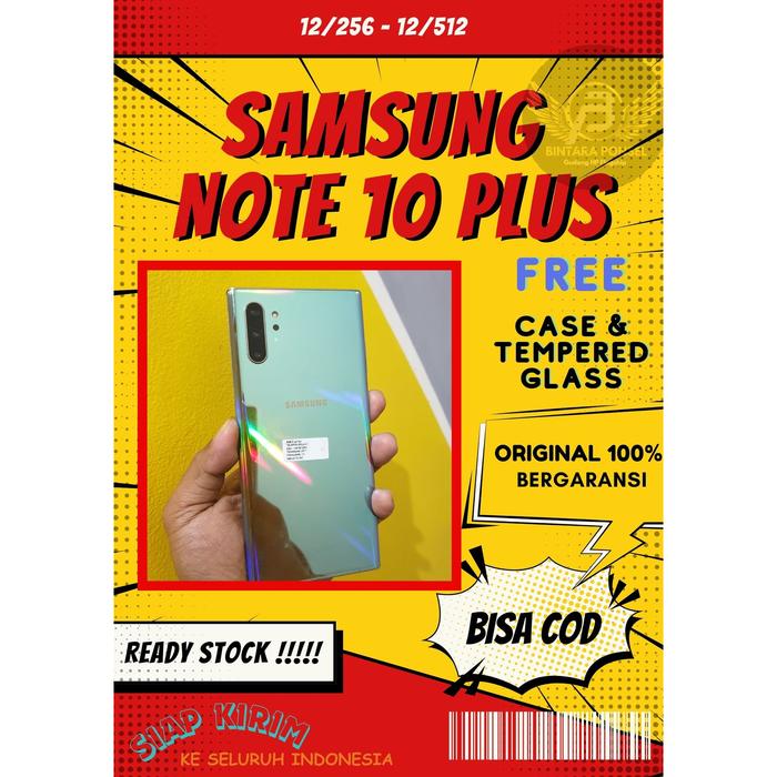 Gambar Samsung Galaxy Note 10 Plus 12/256 12/512 Second Sein - 12/512, FULLSET dari Bintara ponsel undefined Tokopedia