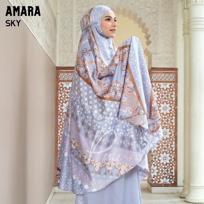 Gambar Mukena Dewasa Premium Silk Motif Amara - SKY dari Mukena Laris Store_NEW undefined Tokopedia