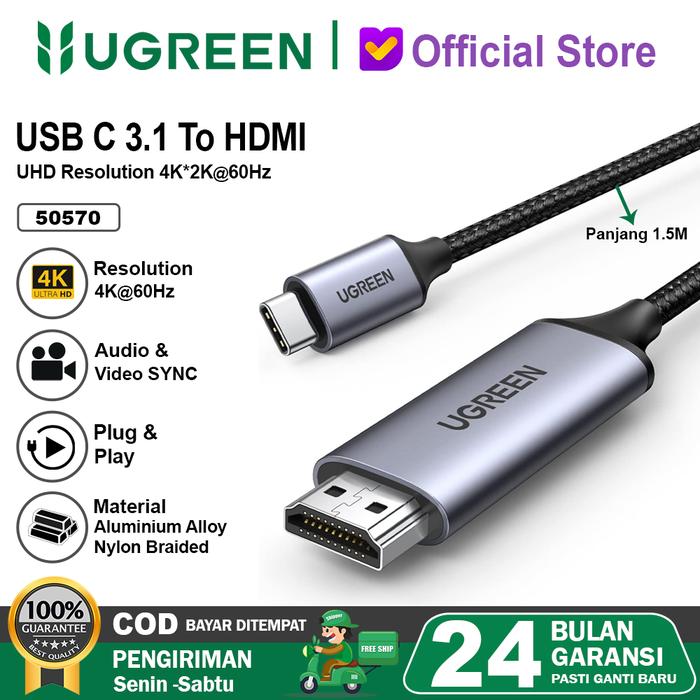 Hdmi Cord Thunderbolt To Hdmi And Usb (1m) USB-C To HDMI Adapter