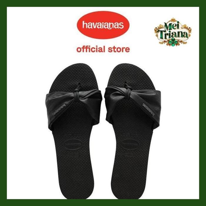 Jual Havaianas 0090 You St Tropez Classic Black Sandal Wanita