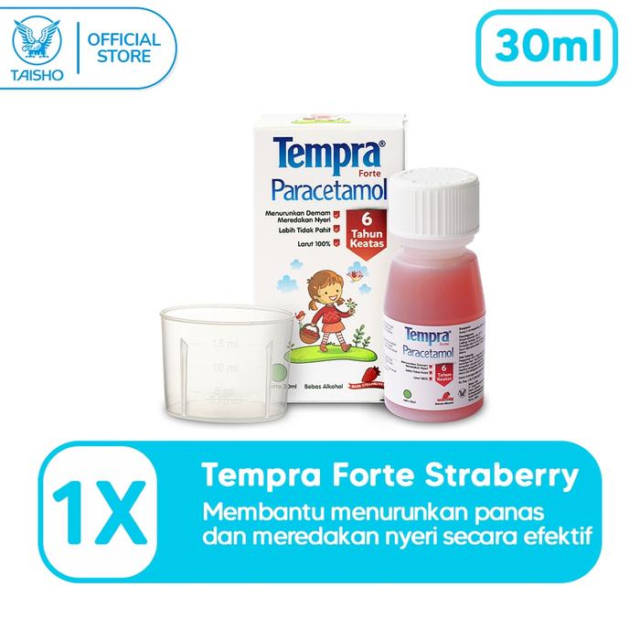 Gambar Tempra Forte Sirup Rasa Strawberry 30 ml dari Pangestu Beauty undefined Tokopedia