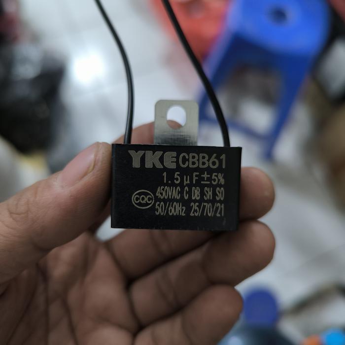 Gambar KAPASITOR KOTAK 1.5 MIKRO - KAPASITOR KIPAS ANGIN 1.5 MIKRO - 1,5 mikro dari WILLCALV ELECTRIC undefined Tokopedia