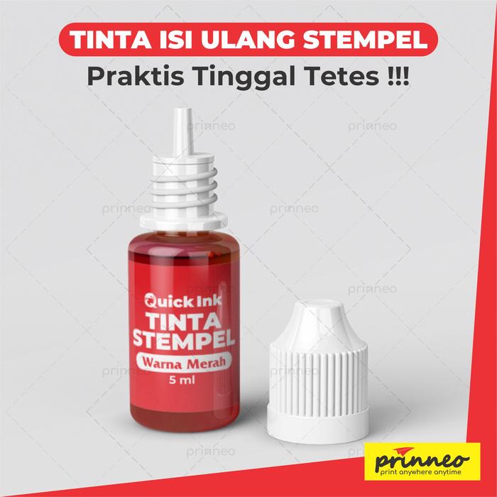 Gambar STEMPEL LUNAS, FLASH, OTOMATIS, WARNA, GRATIS DESAIN - Tinta Merah dari Prinneo undefined Tokopedia