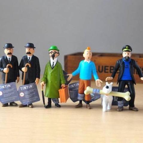 Gambar Baru | Pajangan / Mainan / Figure Tintin Isi 6 Set - Asli - Warna dari Cherished Trail undefined Tokopedia