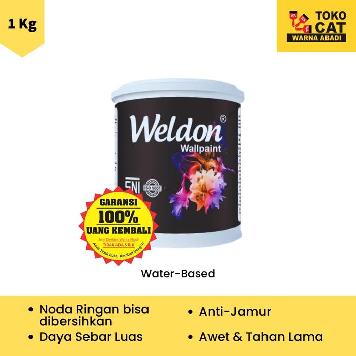 Gambar CAT TEMBOK WELDON 1 KG WARNA ROCK BRIDGE 7884 dari Toko Cat Warna Abadi undefined Tokopedia