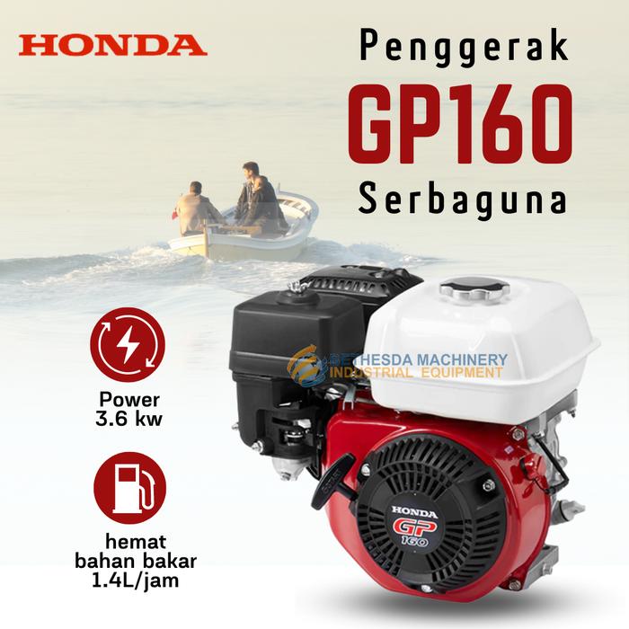 Gambar Honda Mesin Bensin 4kw GP Series / Recoil 3.6 kw gp160 gp 200 - GP 160 / 3.6 KW dari Engineering Machine undefined Tokopedia