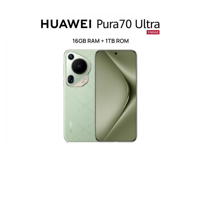 Gambar Huawei Pura 70 Ultra 16/512GB | 16/1TB 6.8 Inch Garansi Resmi - 16/1TB Green dari Andalas Cellular_NEW undefined Tokopedia