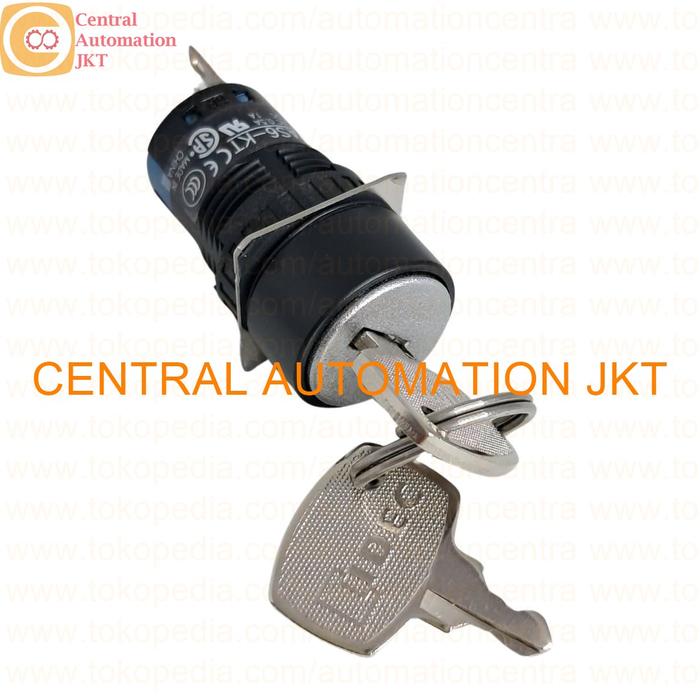 Gambar IDEC Key Switch 2 Position 3 Position Switch Kunci 2 Posisi 3 Posisi - AS6M-2KT2AC  dari Central Automation JKT undefined Tokopedia