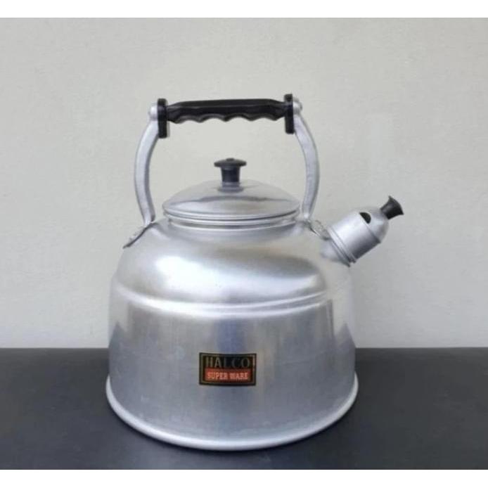 Gambar Teko Bunyi Halco • Teko Siul Halco Alumunium 22Cm 24Cm - 22cm BUNYI dari Panca JayaShop undefined Tokopedia
