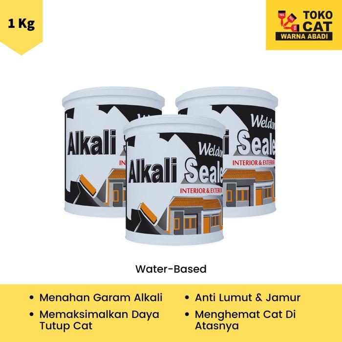 Gambar Cat Alkali Sealer Weldon 1 Kg Untuk Cat Dasar Dinding Baru dari Toko Cat Warna Abadi undefined Tokopedia