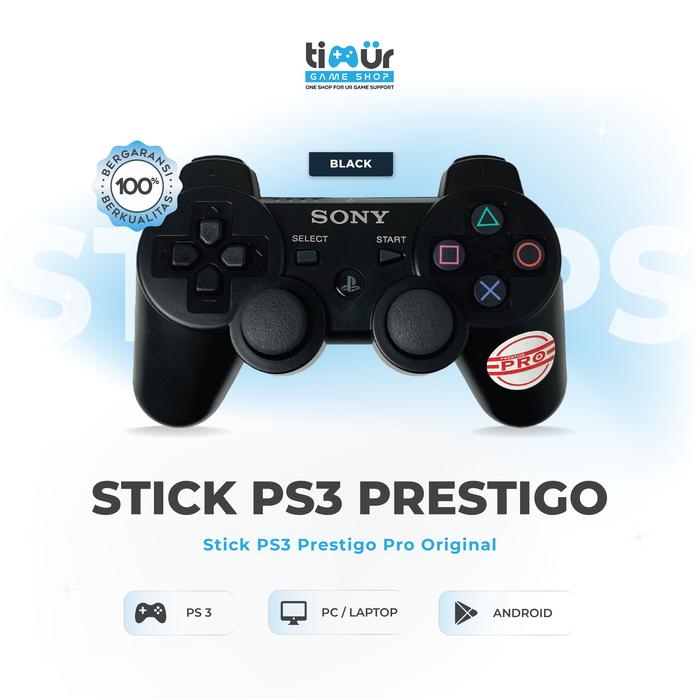 Gambar Stik Stick Controller PS3 DS3 Gyro Sixaxis Ori Original Pabrik Hitam Prestige Pro dari Timur Game Shop undefined Tokopedia