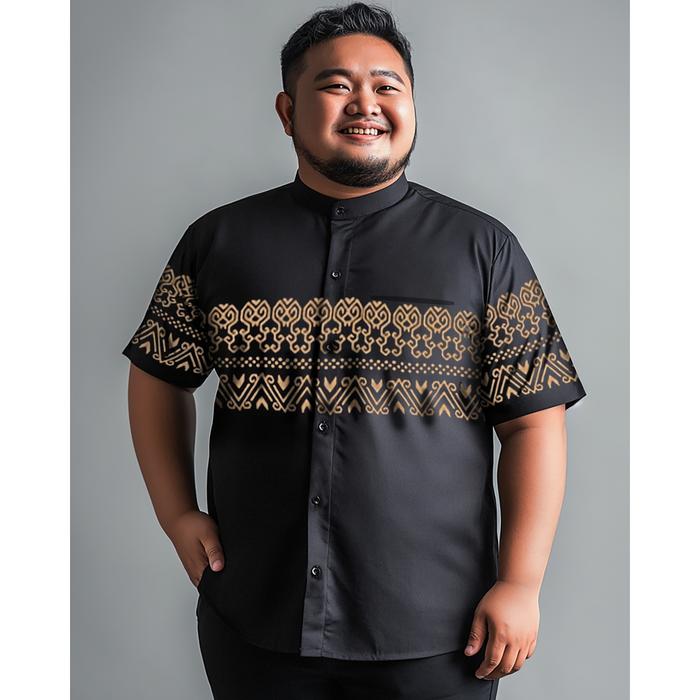 Gambar Big Oret Baju Koko Big Size Jumbo Pria XL - 7XL / Prabu Mahesa - Short, XL dari Big Oret undefined Tokopedia