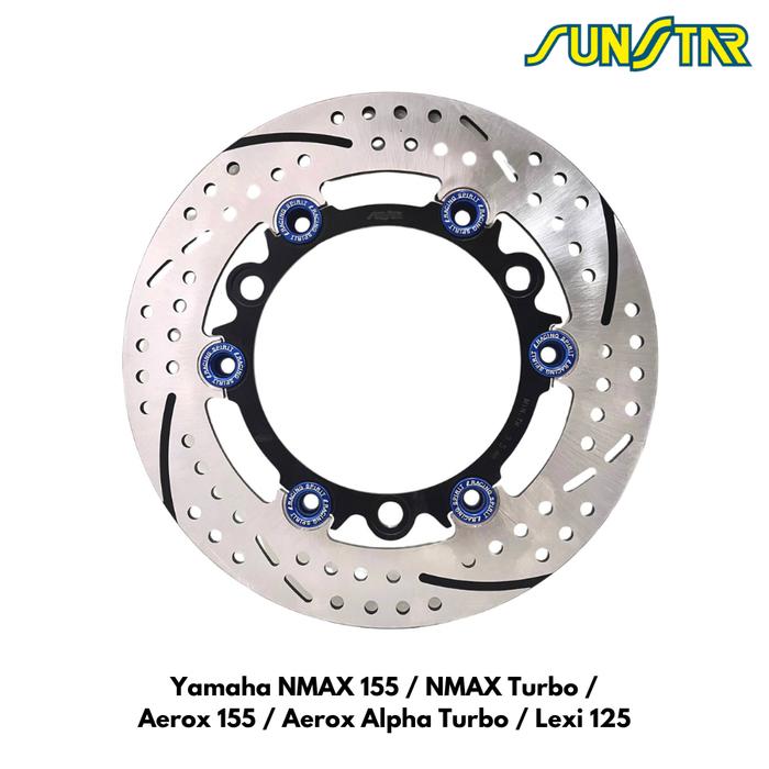 Gambar READY Disc Cakram Depan Floating 230mm NMAX Aerox 155 Lexi 125 SUNSTAR Indonesia - Black Blue dari Webike Indonesia Kota Administrasi Jakarta Selatan Tokopedia