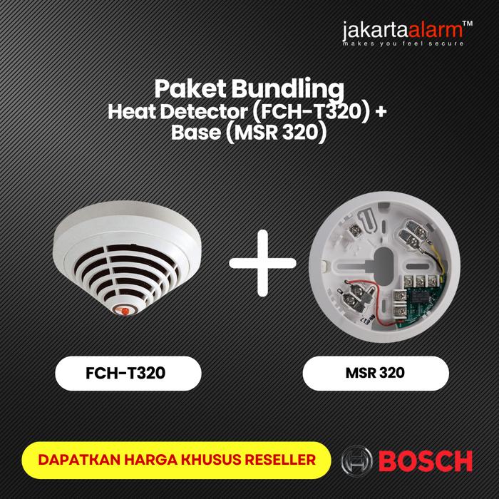 Gambar Sensor Deteksi panas Heat Detector BOSCH FCH-T320 Fire Alarm - Base MSR 320 dari jakartaalarm Official Store undefined Tokopedia