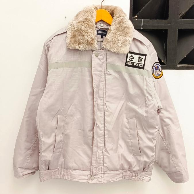 Gambar jaket winter polisi korea selatan brand hanroot dari kurokawa2nd undefined Tokopedia