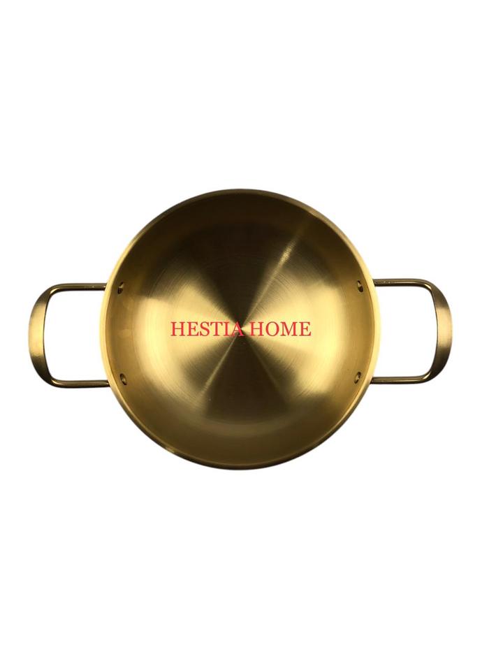 Gambar Panci Shabu Korea Stainless Tebal Panci Mie Ramen 18 20 22 24 26 28 CM - 24 CM dari HESTIA HOME OFFICIAL undefined Tokopedia