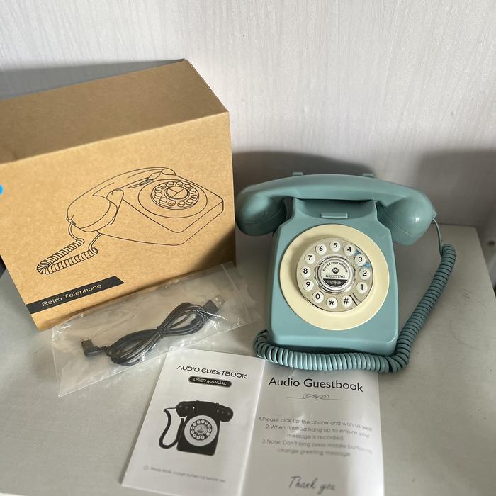 Gambar Wedding audio guestbook telephone (ready stok) - Biru dari Sawargi Photobooth undefined Tokopedia