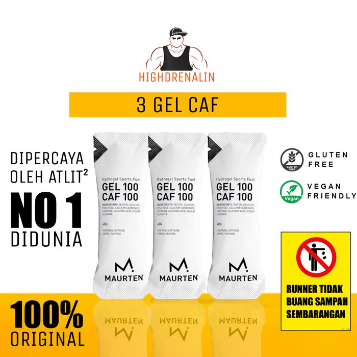 Gambar Maurten Gel 100 Caf 100 3 PCS Nutrisi Endurance Lari dan Sepeda dari Highdrenalin undefined Tokopedia