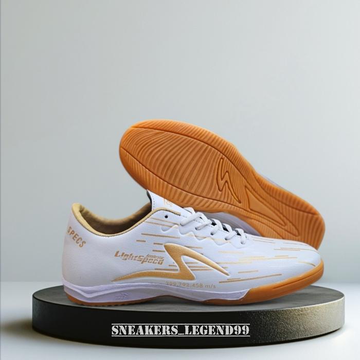 Gambar Sepatu Futsal Specs Spyder Best Seller Import - Putih Gold, 33 dari SNEAKERS-LEGEND999 undefined Tokopedia